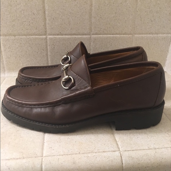 Gucci Excptnl Cond. Horsebit Leather Loafers Sz 8 main image 4